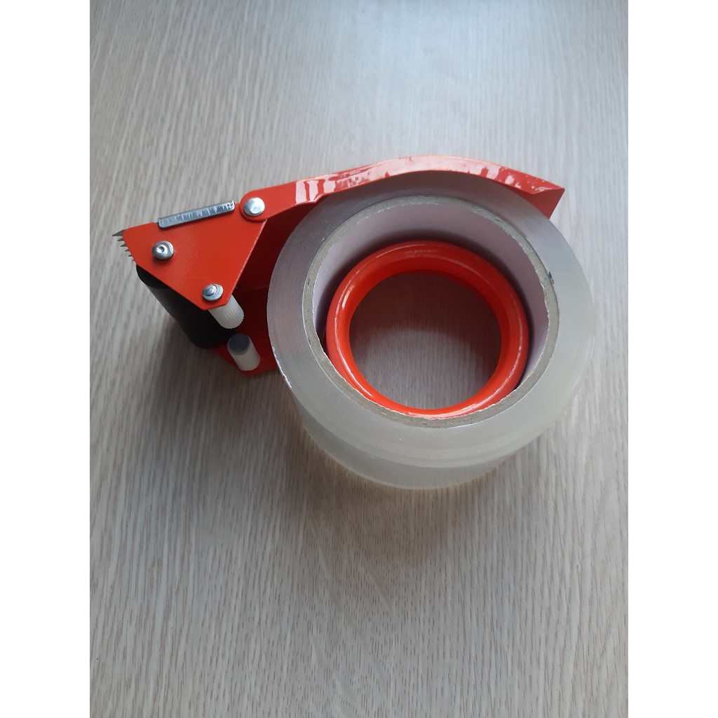 Dao Cắt Băng Keo Size 5cm DH, Cuộn Băng Keo Trong 50mm 100ya, Dụng Cụ Cắt Băng keo Dán Thùng Carton