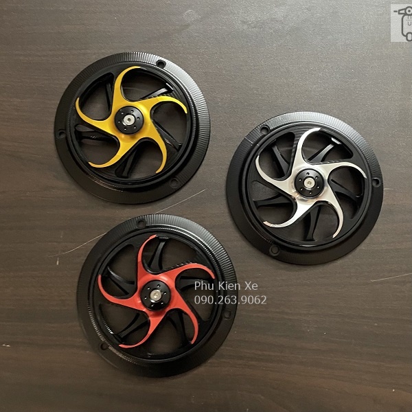 Ốp Quạt Gió Xoay Vespa Hàng CNC Mẫu Sao 5 Cánh