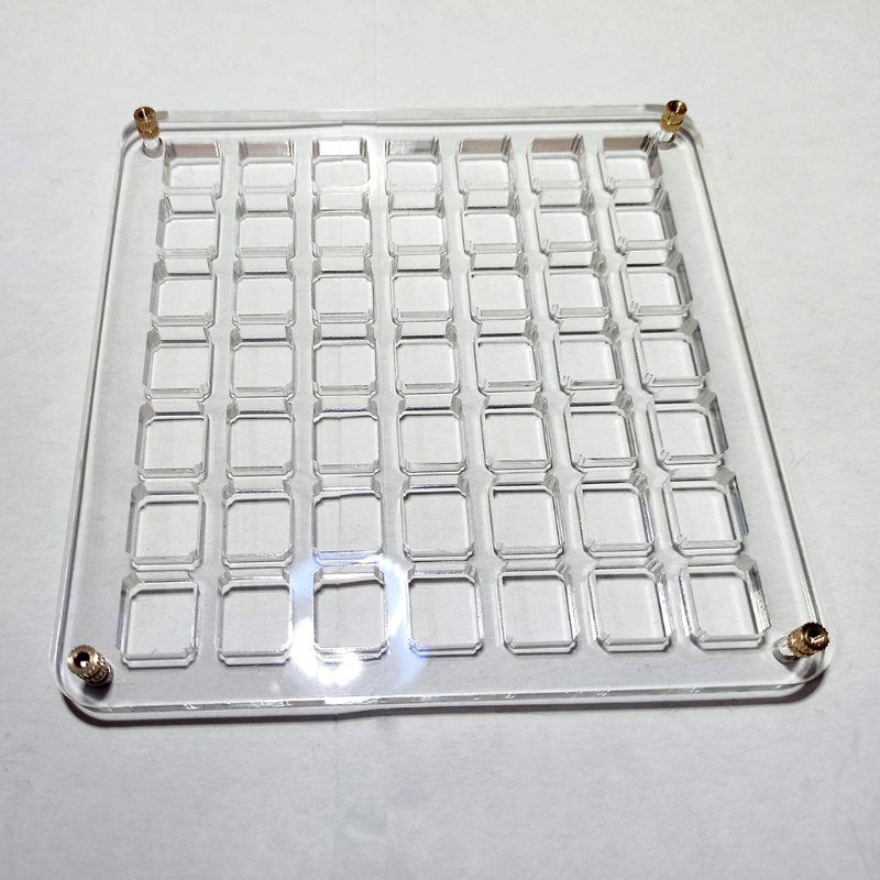 Đế Trưng Bày Công Tắc MX Bằng Acrylic Trong Suốt