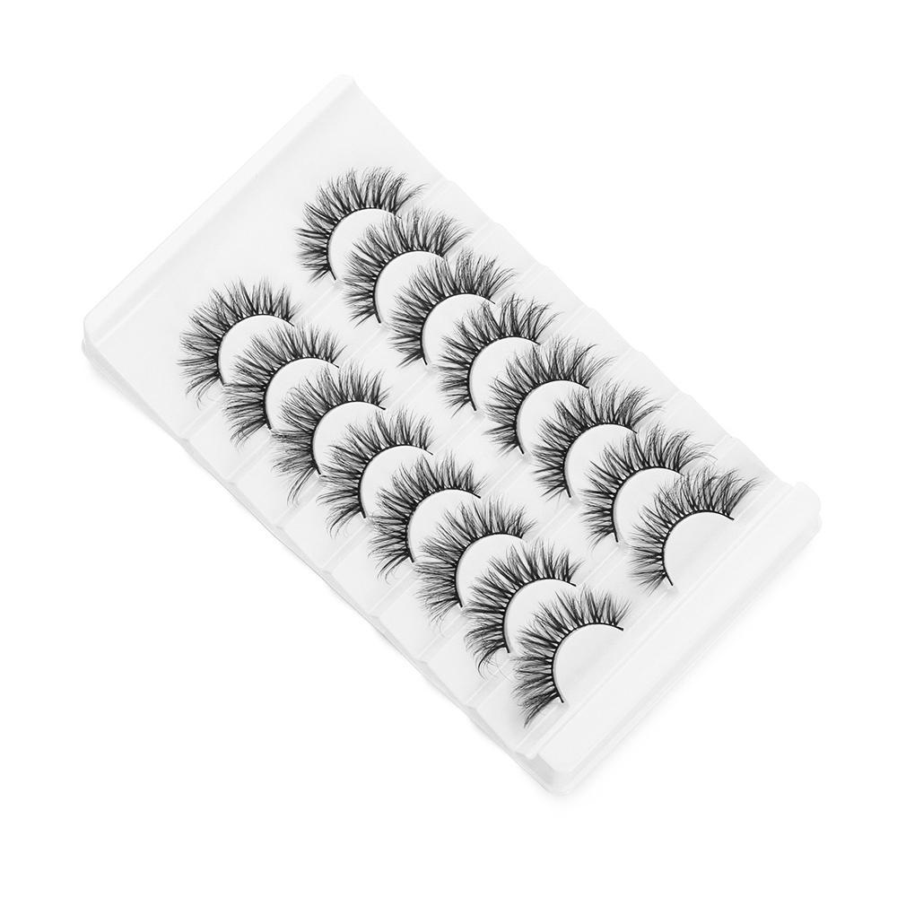 Bộ 8 Cặp Lông Mi Giả Nhiều Lớp Tạo Hiệu Ứng 3D