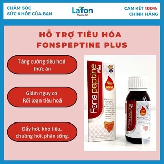 Hỗ trợ tăng cường tiêu hóa, giảm nguy cơ rối loạn tiêu hóa - FONS PEPTINE PLUS - 60ml