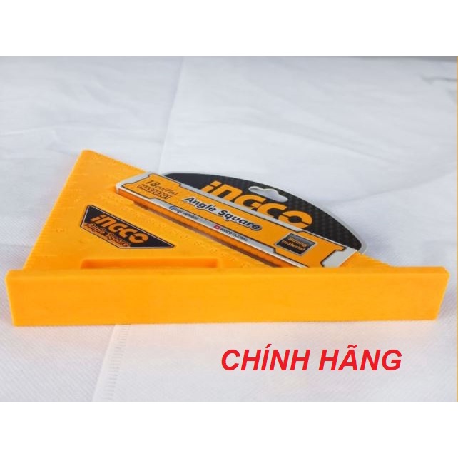 ĐỒ NGHỀ INGCO Thước ê ke 18cm HAS20201 (Cam kết Chính Hãng 100%)