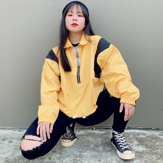 (Giá Rẻ) ÁO KHOÁC DÙ Bomber Jacket (M1370 - Cổ Zip)