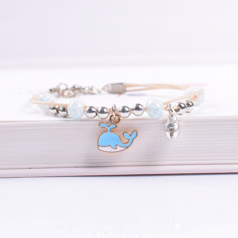 Vòng Tay Ghép Hạt Mặt Kim Loại - Vòng charm hoạt hình dễ thương DIY Molangshop | BigBuy360 - bigbuy360.vn