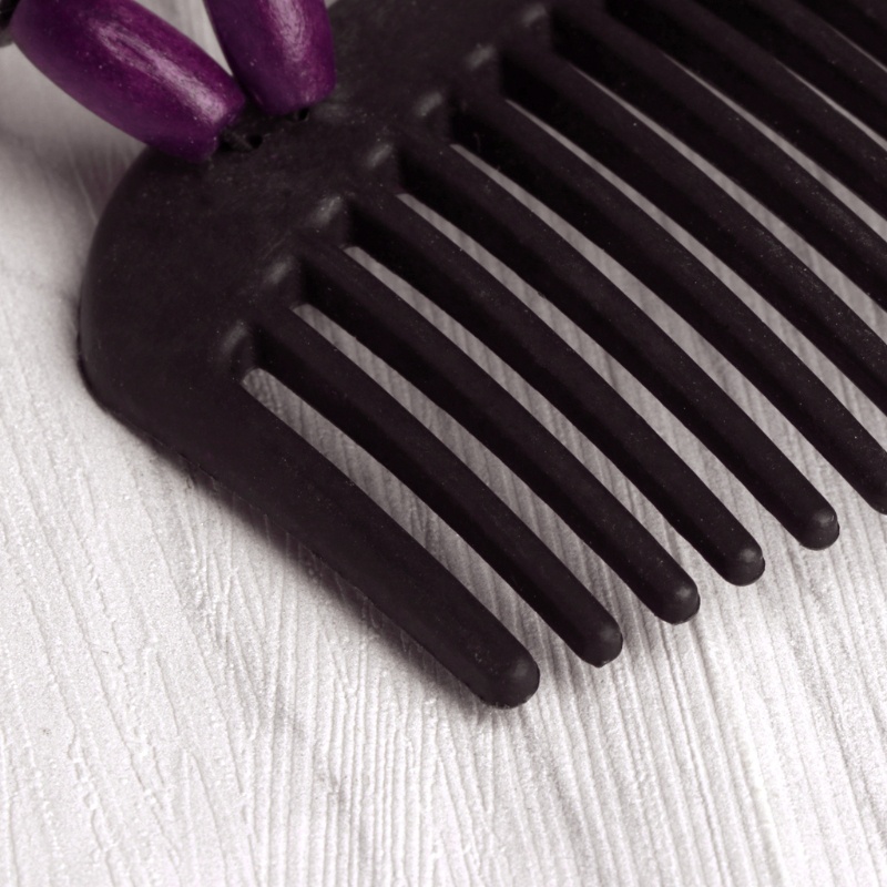 Lược Đôi Cài Tóc Đính Hạt Phong Cách Retro Cho Nữ