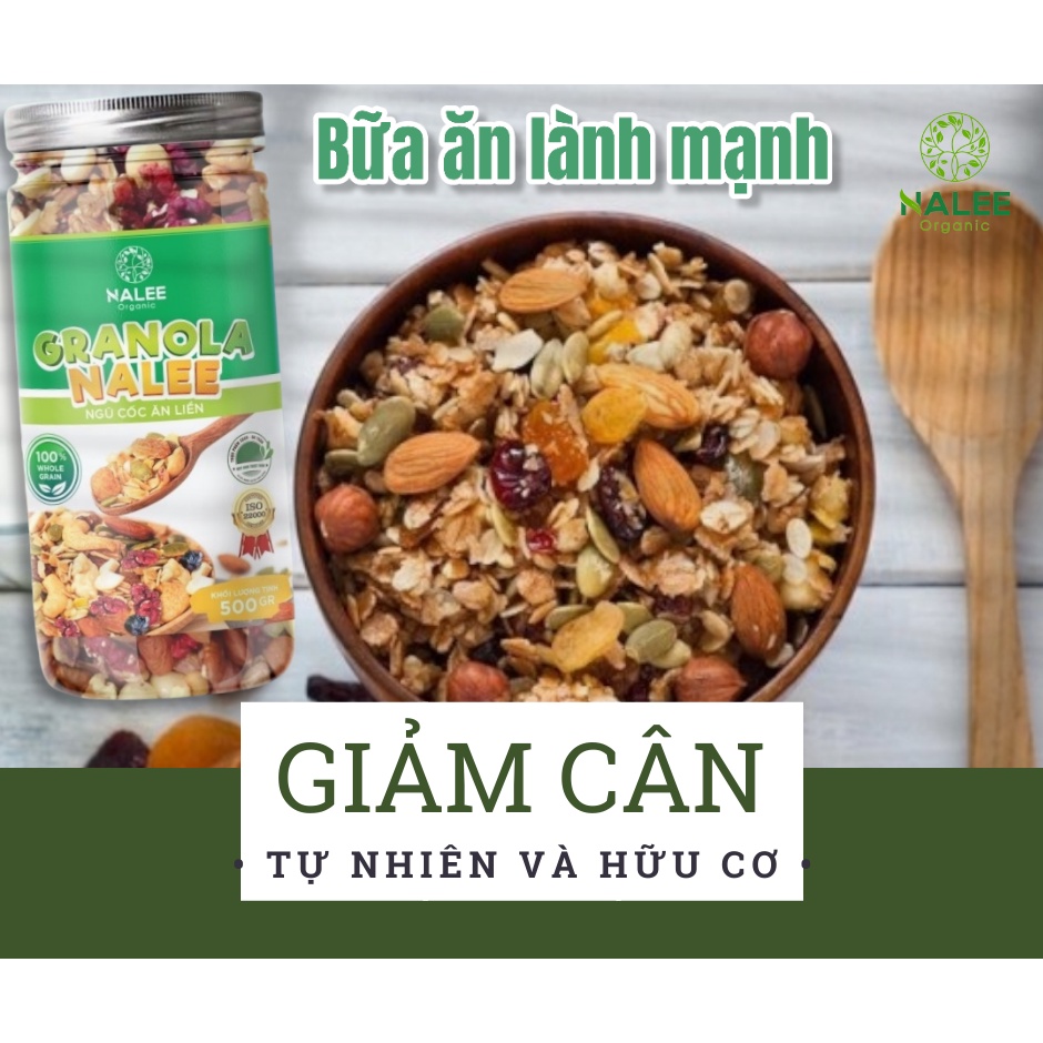 [SIÊU RẺ] NGŨ CỐC GRANOLA ĂN KIÊNG SIÊU HẠT DINH DƯỠNG - EAT CLEAN