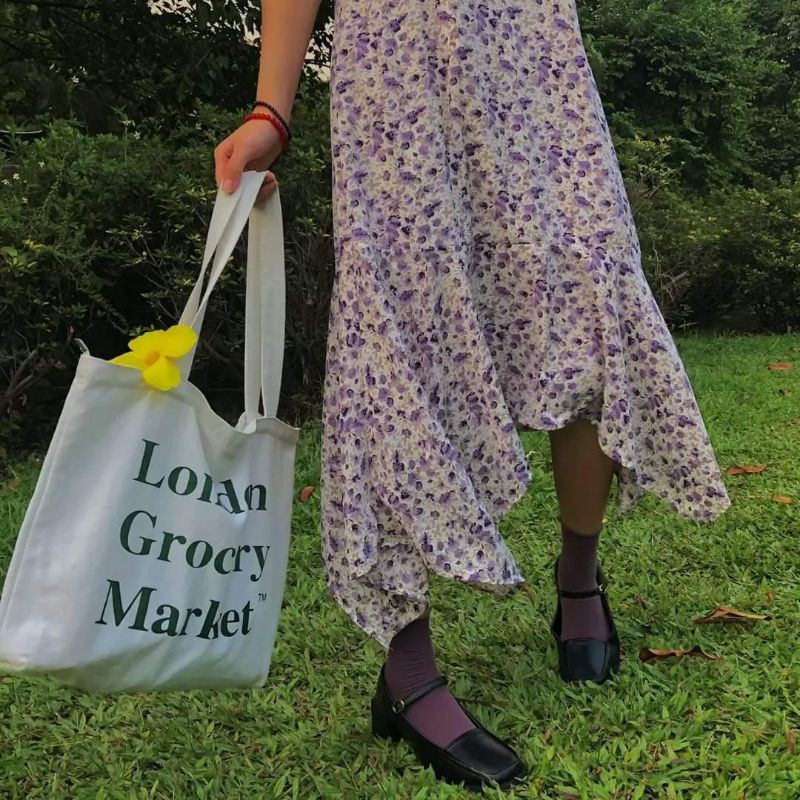 Giày Mary Jane mũi vuông