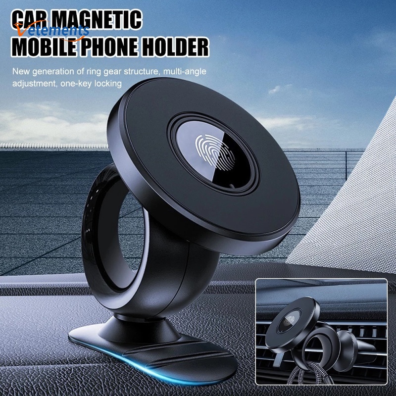 360 ° Giá Đỡ Điện Thoại Gắn Lỗ Thông Gió Xe Hơi Xoay Được Cho IPhone &amp; Android