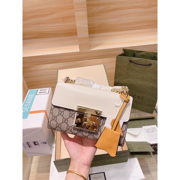 túi xách Gúcci padlock sz 20 chất da bò có video và Feedback thật