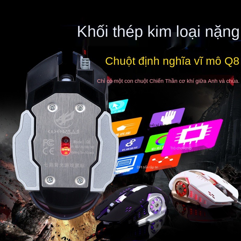 Beacon wolf aggraised metal cf trò chơi chuột có dây thao tác bàn phím máy tính để game và bộ | BigBuy360 - bigbuy360.vn