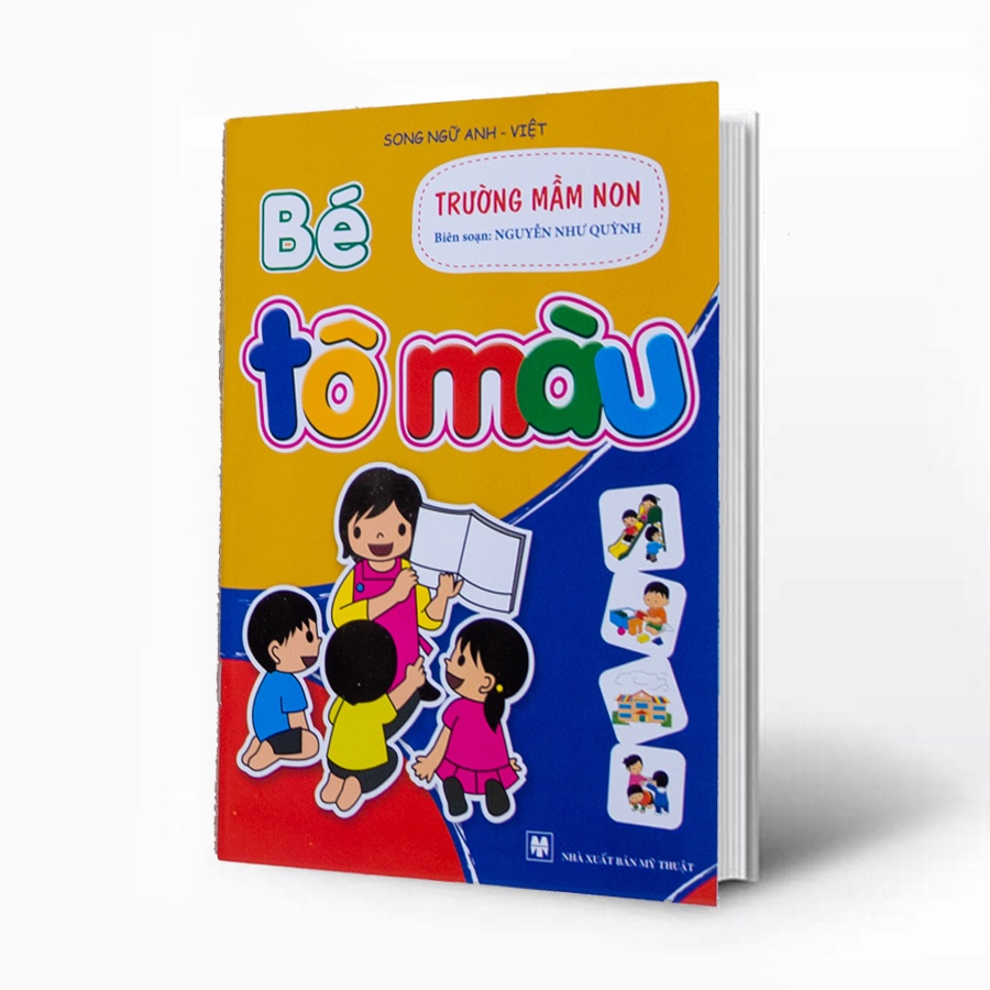 Sách - Bé tô màu trường mầm non