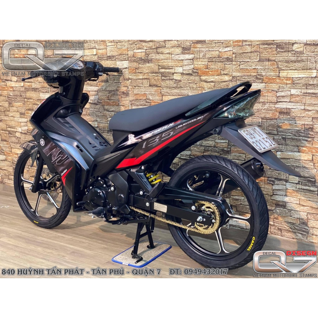 TEM RỜI EXCITER 2010 ĐỎ ĐEN