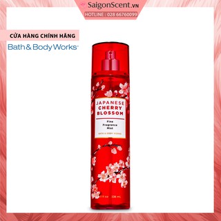 [Mẫu mới] Xịt thơm toàn thân Bath & Body Works - Japanese Cherry Blossom ( 236mL )