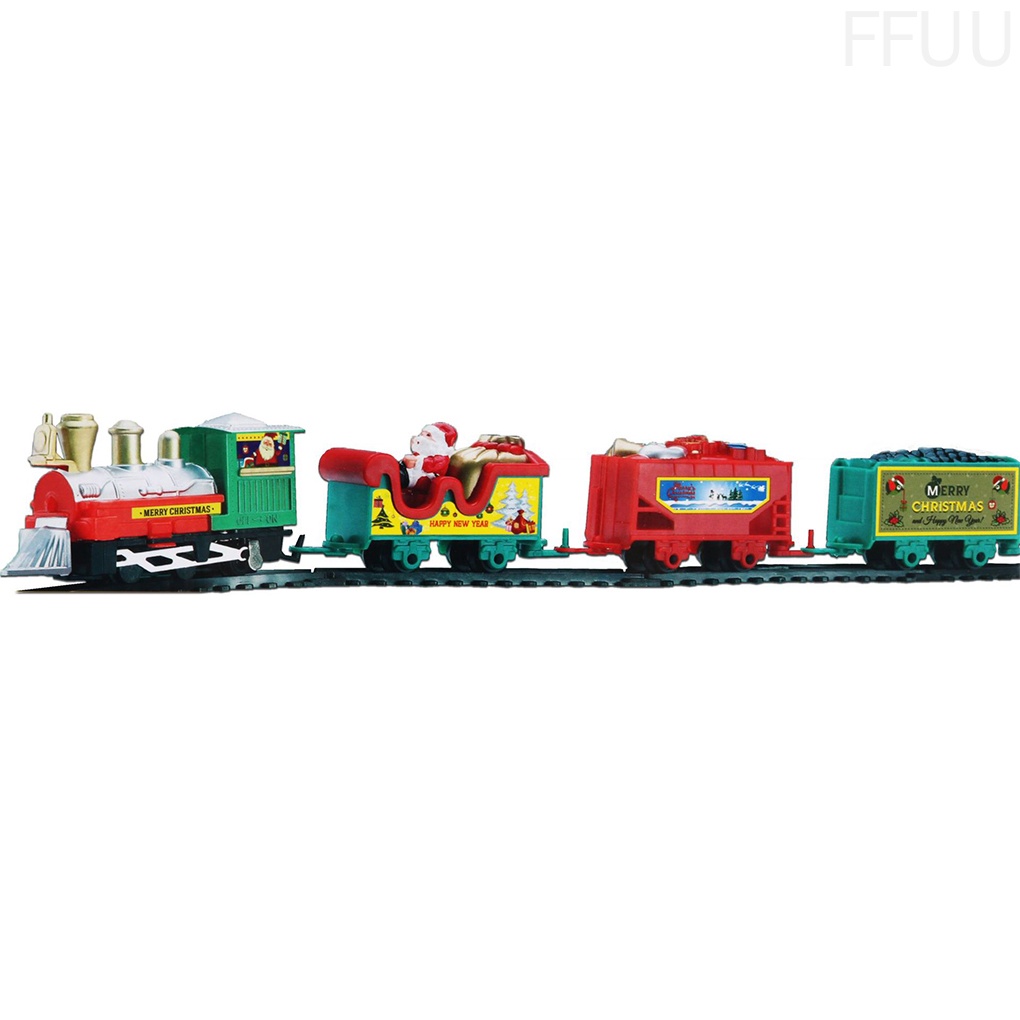 Bộ đồ chơi đường ray xe lửa hình ông già Noel FF86