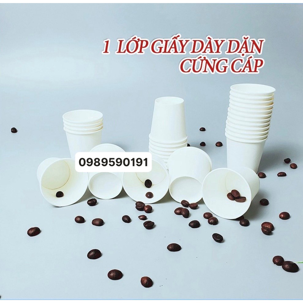 100 Chiếc Cốc Giấy 30ml cốc giấy 1OZ hàn quốc cao cấp