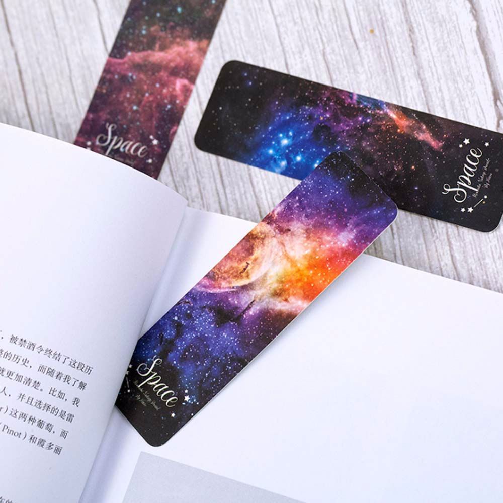 GIOVANNI School supplies Art Bookmarks DIY Girl Bookmarks Vintage Card Fruit Literary Bookmark Book Holder Stationery Animals Clip Retro Starry Sky bookmarks