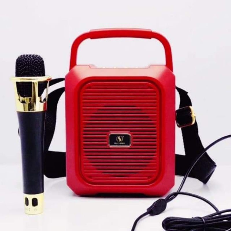 [Mã ELFLASH5 giảm 20K đơn 50K] Loa hát karaoke A19 nhỏ xinh.Tặng kèm mic không dây với thiết kế đẹp mắt.