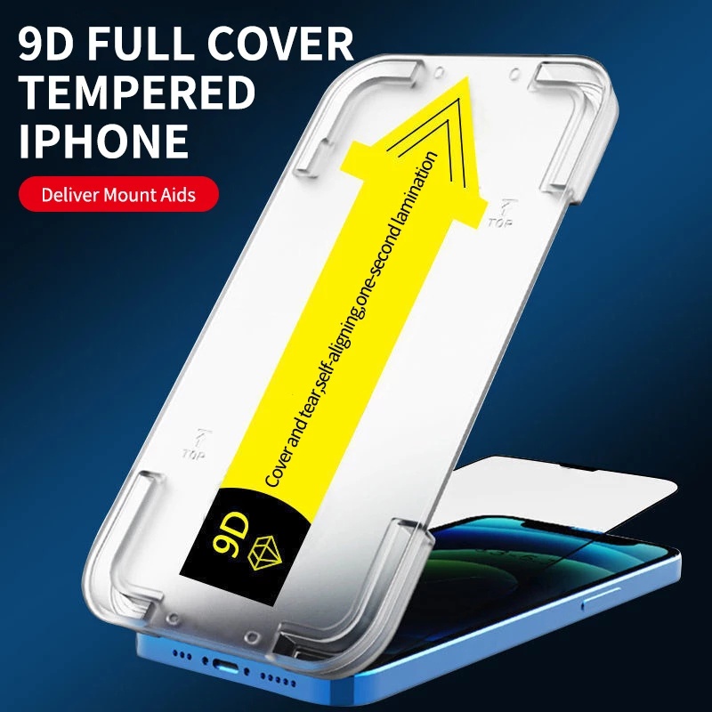 Toàn Bộ Kính Cường Lực hd Bảo Vệ Màn Hình Chống Bụi Dễ Lắp Đặt Cho iphone 15 14 pro max 13 pro max 12 11 pro max mini x xs max xr