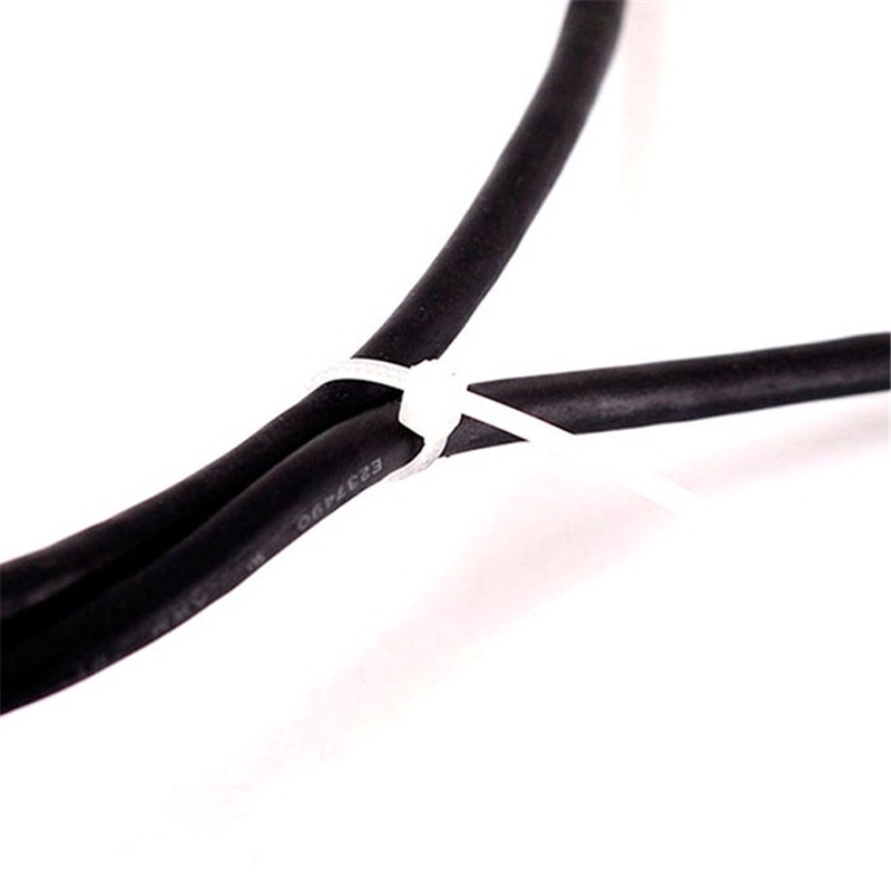 Bộ 100 dây nylon dùng buộc giữ đồ màu đen chuyên dụng