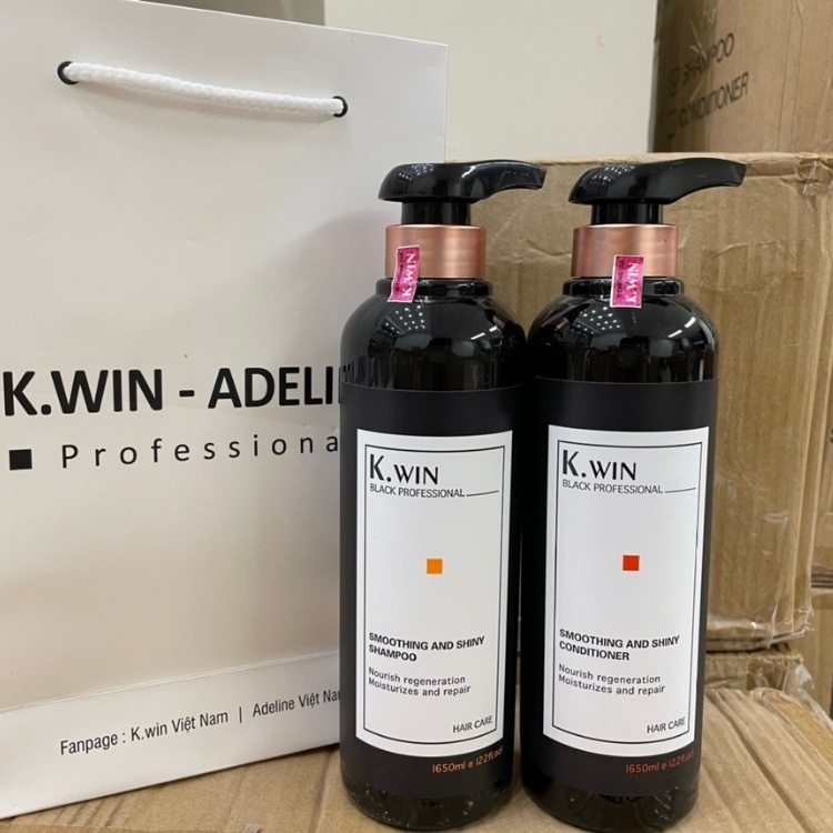Dầu gội kwin đen phục hồi kiềm dầu hiệu quả 650ml - Dầu gội đầu CHÍNH HÃNG