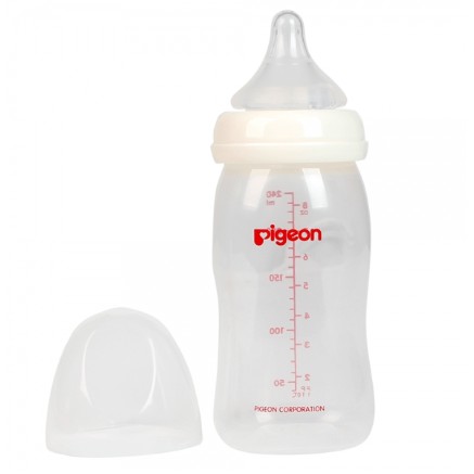 Bình Sữa Pigeon Cổ Rộng PP Cao Cấp Bình Sữa Cho Bé Dung Tích 160ml - 240ml - 330ml