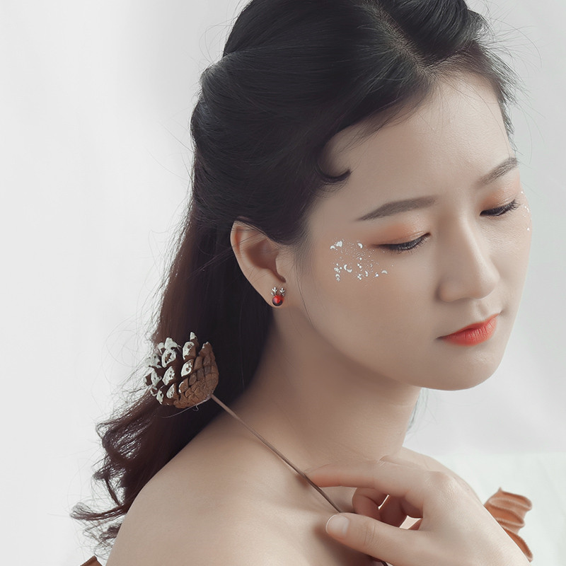 Bông Tai Đính Đá Xinh Xắn Dành Cho Nữ