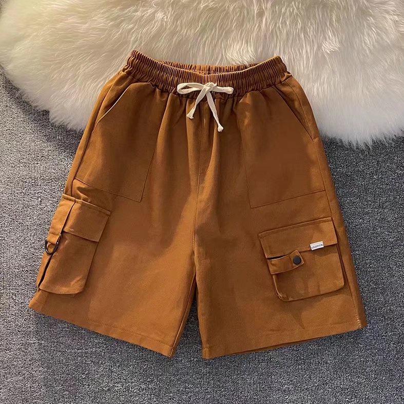 Quần Short Dáng Rộng Nhiều Túi Phong Cách Hip Hop Thời Trang Mùa Hè Cho Nam size M-3XL