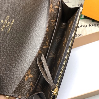 Ví nữ dài cúc màu lv fullbox