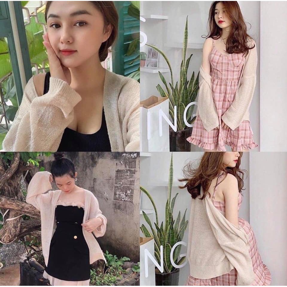 Áo khoác cadigan len mỏng baotrietle | BigBuy360 - bigbuy360.vn