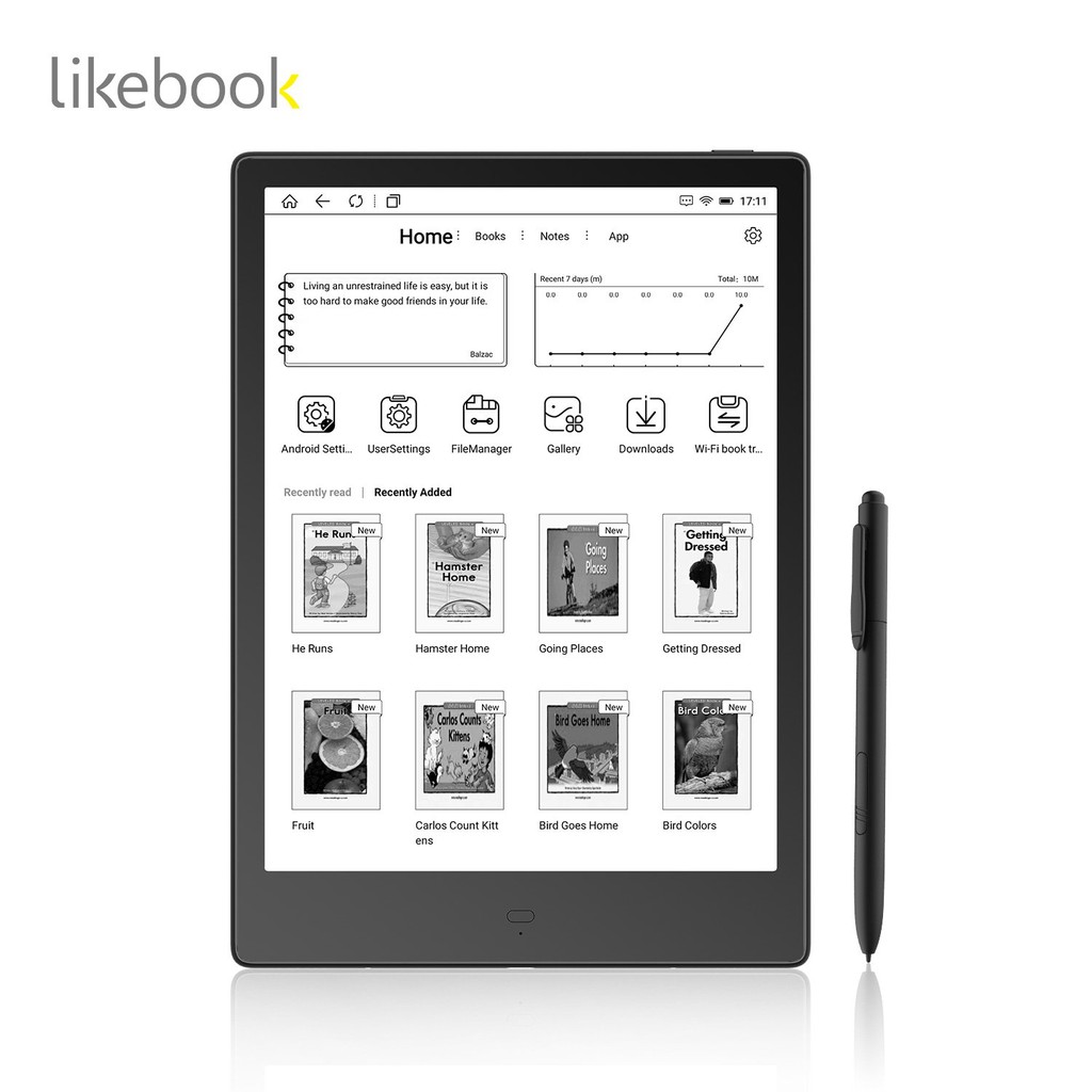 Máy đọc sách Likebook Alita - Tặng bao da hãng