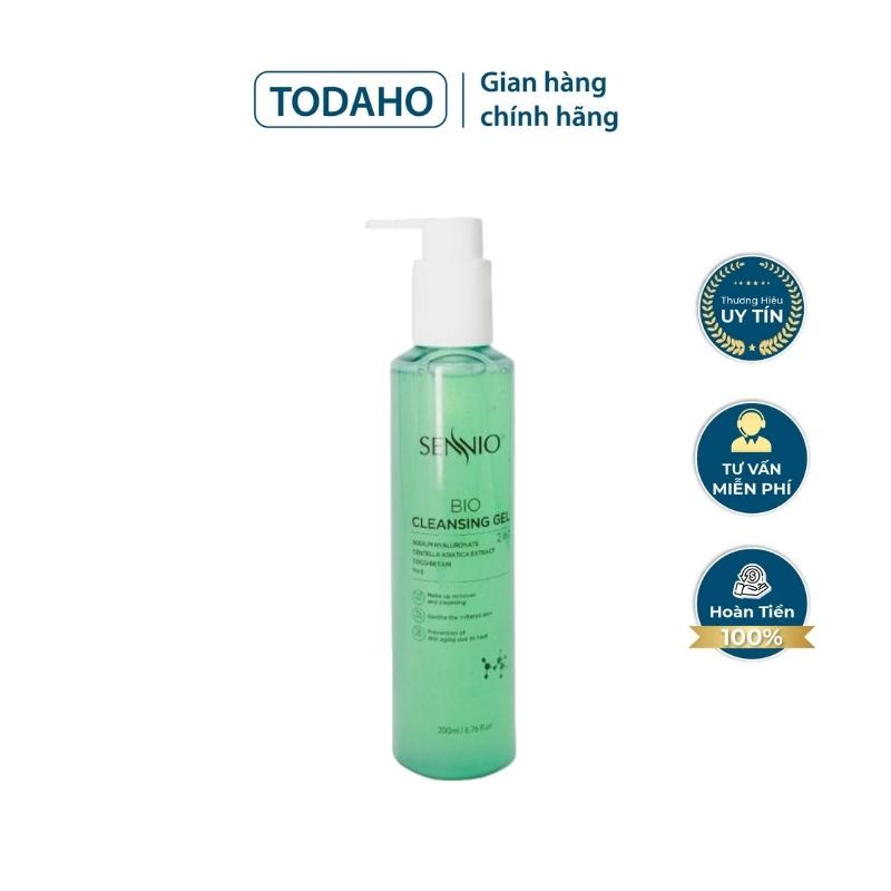 Nước Tẩy Trang Không Cồn Cho Da Dầu Mụn Nhạy Cảm Dạng Gel 2 In 1 Sennio