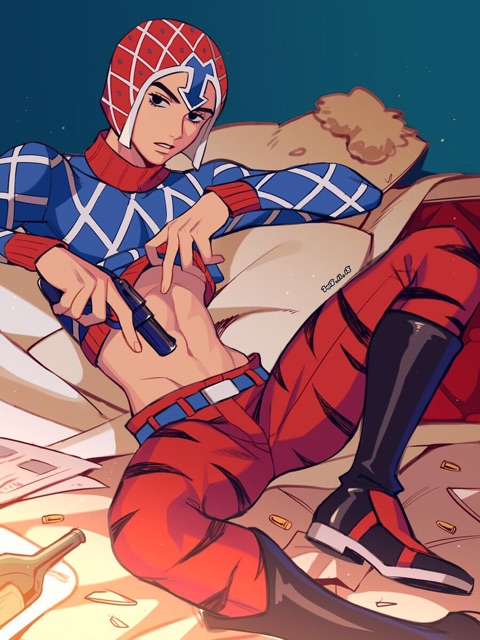 1-5 Poster guido mista jojo no kimyou na bouken khổ 20 x 30 cm