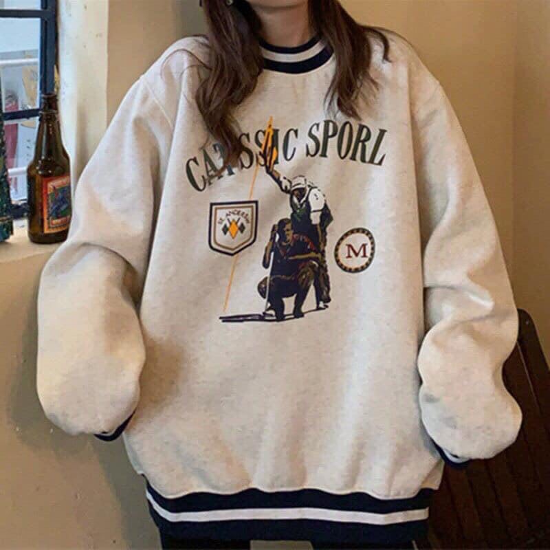 Áo Nữ, Áo Nỉ CATSSIC Chất Nỉ Fom Rộng Siêu Xinh | BigBuy360 - bigbuy360.vn