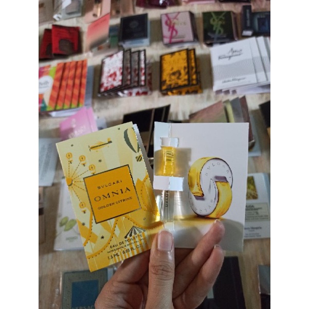 [ Ảnh thật ] Vial Nước hoa BLVGARI Omnia Golden Citrine