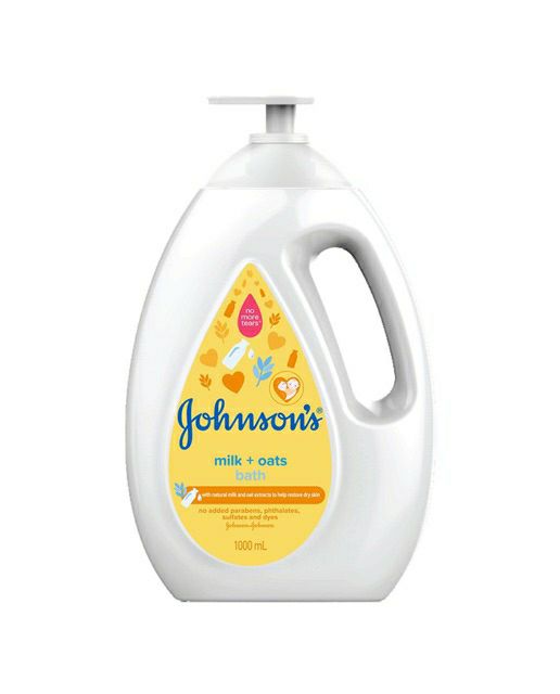 Sữa tắm Johnson's Baby 1000ml Thơm mát năng động, Gạo, Yến mạch cho bé