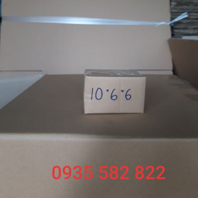 50 Hộp carton đóng hàng 10x6x6