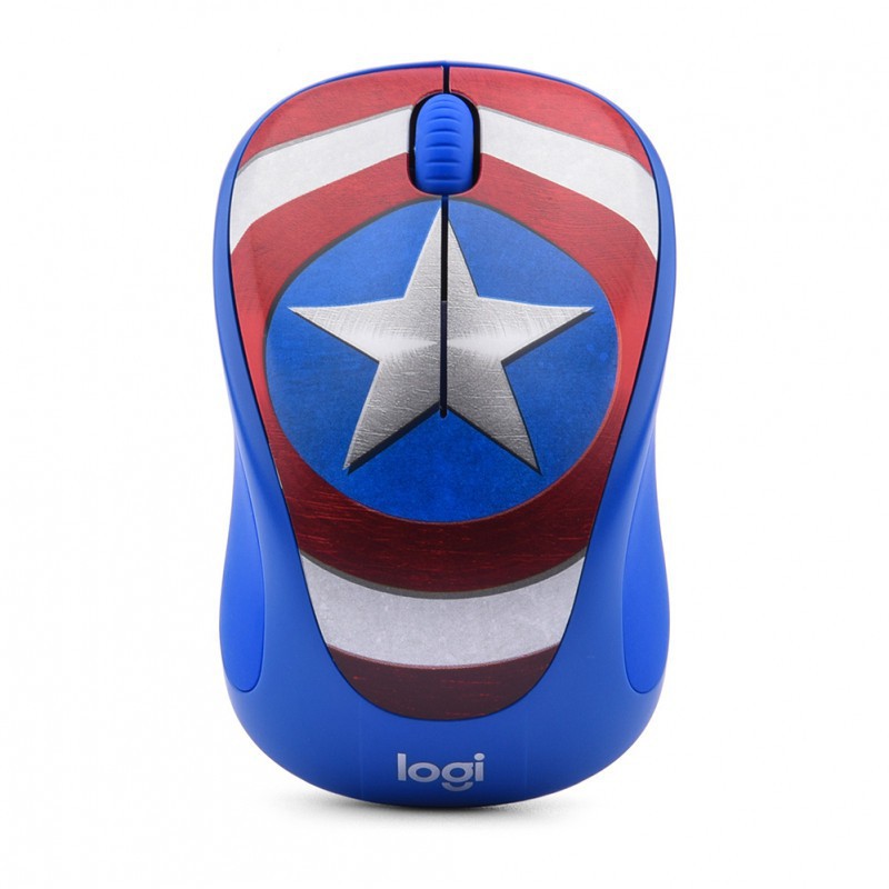 [ GIÁ TỐT NHẤT ] Chuột không dây Logitech M238 CAPTAIN AMERICA-Màu xanh [ mimishop.hp ]