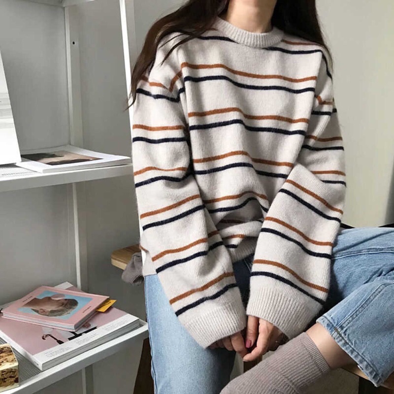 Áo len sọc nhỏ Hàn Quốc!!!