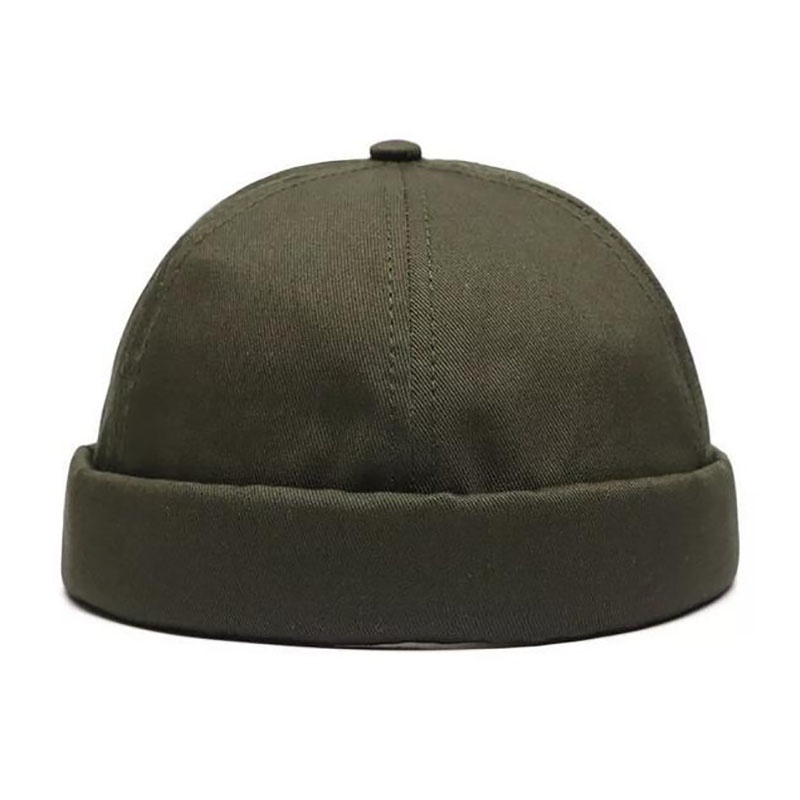Mũ beanie không vành màu sắc vintage