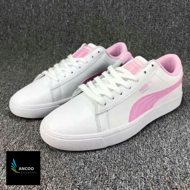 (SALE HOT) Giày thể thao PUMA COURT STAR x BTS trắng hồng (FULLBOX)