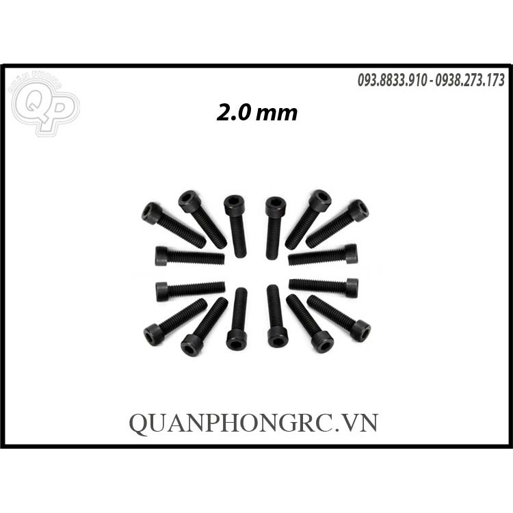 Óc lục giác M2.0 x 5/6/8/10/12/15/20MM