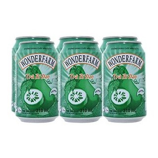 Lốc 6 chai Trà bí đao Wonderfarm 310ml