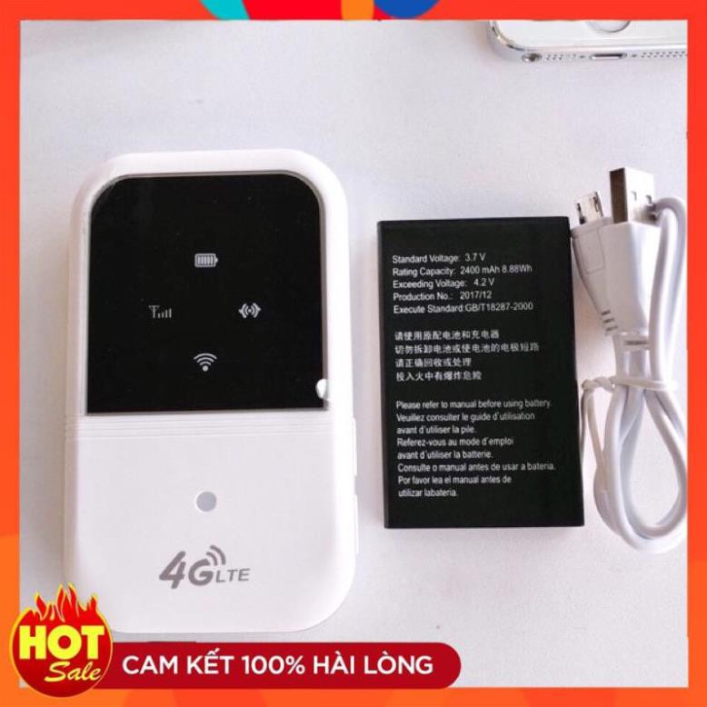 [Hàng Xịn] Bộ phát wifi 4G A800 LTE tốc độ cao,bộ phát wifi 4G pin trâu 2400Mah kết nối nhiều thiết bị