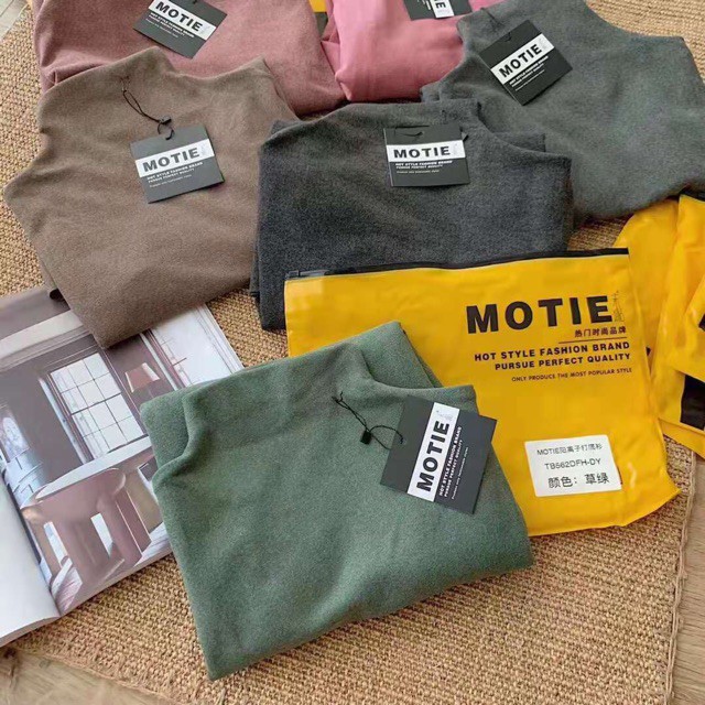 Áo giữ nhiệt cổ cao 3cm,áo cổ lọ, co dãn tốt, free size. Motie | BigBuy360 - bigbuy360.vn