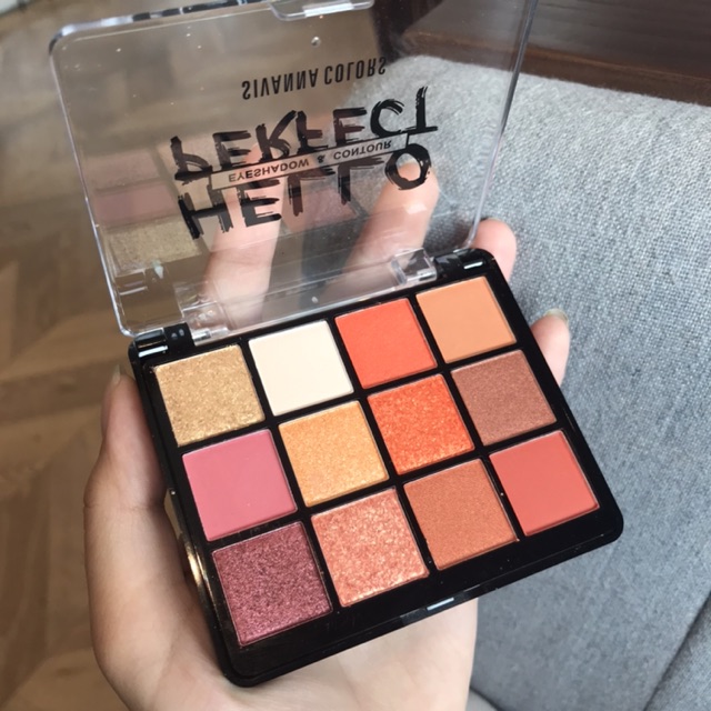 KIT PHẤN MẮT 3 IN 1 SIVANNA HELLO PERFECT