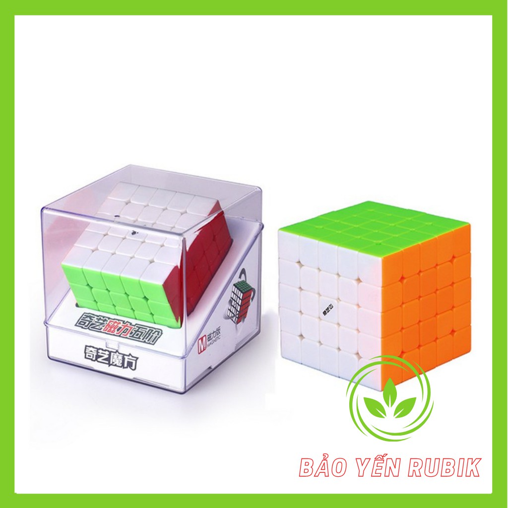 Rubik 5x5 Nam Châm QiYi MS Magnetic Stickerless Rubic 5 Tầng ( Mã RB84 )