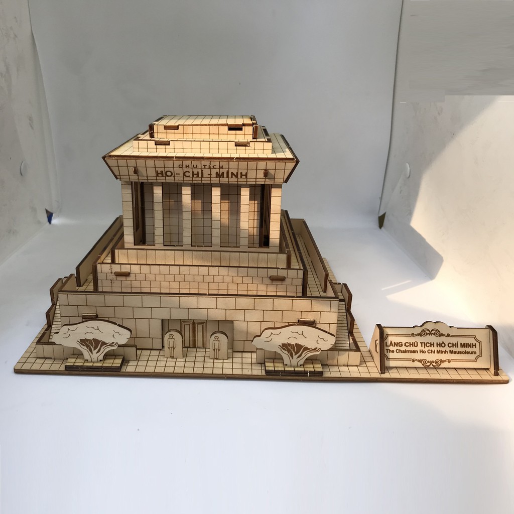 Đồ chơi lắp ráp gỗ 3D Mô hình Lăng Chủ tịch Hồ Chí Minh - Mô hình Lăng Bác