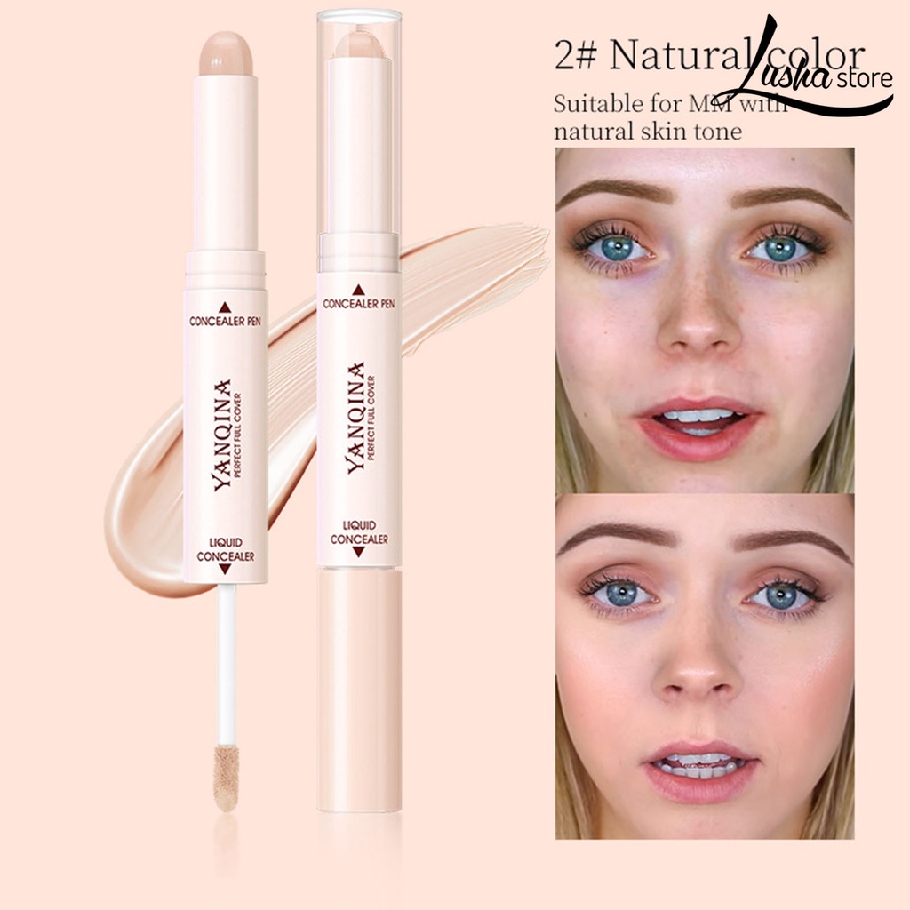 (Hàng Mới Về) Kem Che Khuyết Điểm Lushastore 2.1g Hai Đầu Che Phủ Quầng Thâm Tự Nhiên | BigBuy360 - bigbuy360.vn