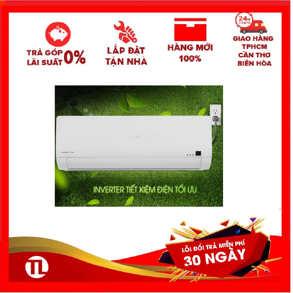 Máy lạnh Aqua Inverter 1 HP AQA-KCRV10TR - BẢO HÀNH CHÍNH HÃNG 2 NĂM TẬN NƠI