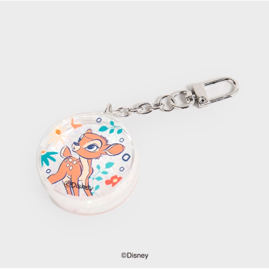 Móc Khóa Quả Cầu Nước Bambi 2 Loại DAISO KOREA